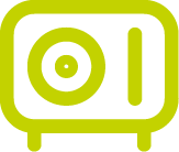 Ícone cofre (patrimônio)